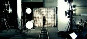 A screen shot from its music video. A screen shot from its music video.